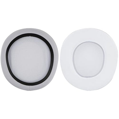 Geekria Sport Cooling-Gel Replacement Ear Pads for SteelSeries Arctis Nova Pro Wired/ Nova1/ 1P/ 1X/ Nova3/ 3P/ 3X/ Nova4/ 4P/ Nova5/ 5P/ 5X/ Nova7/ 7P/ 7X Headphones (White/Grey) - color: White