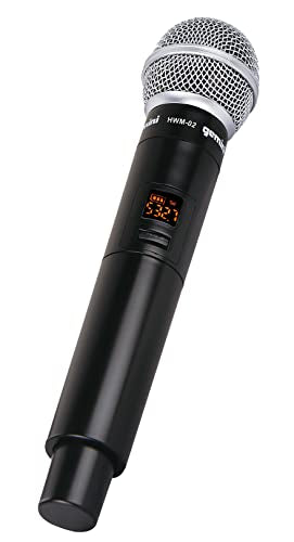 Gemini HWM02 UHF Wireless Microphone Dynamic System w/USB Rechargeable Receiver