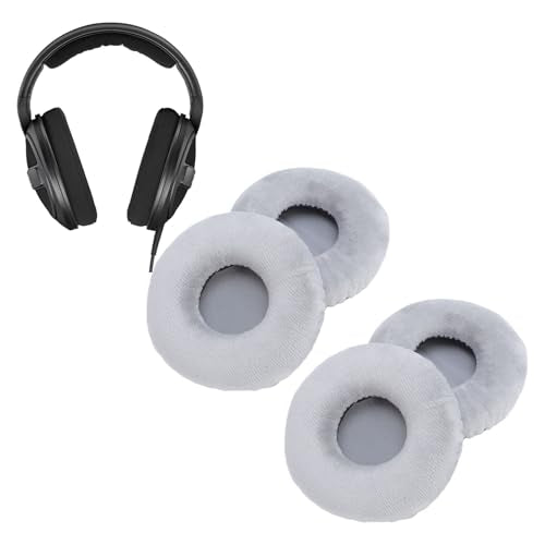 Replacement Ear Pads, 4 Pcs Soft Velour Foam Cushions for Over-Ear Headphones