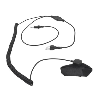 Walkie Talkie Helmet Headset 2 Pin Earphone Ptt Boom Mic for Midland gxt x-tra Xtra Talker gmrs GTX 1000 1000g 1050 gxt1000vp4