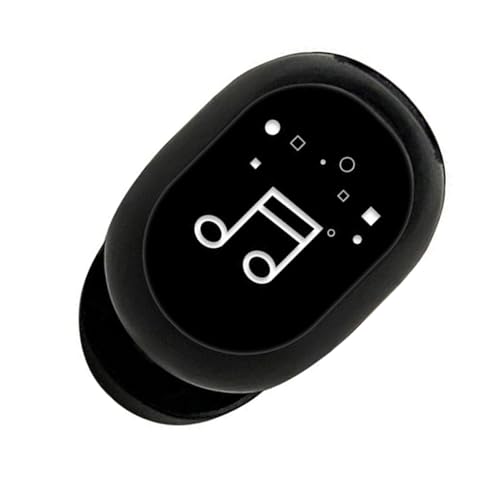 Fabater Single Ear Bluetooth Headset, BT 5.0 3 Hour Playtime Mini Wireless Earbuds, Truck Driver Headset with Touch Control Dual Interconnection IPX4 Sweatproof for Smart Phones PC TV (Black) - color: Black
