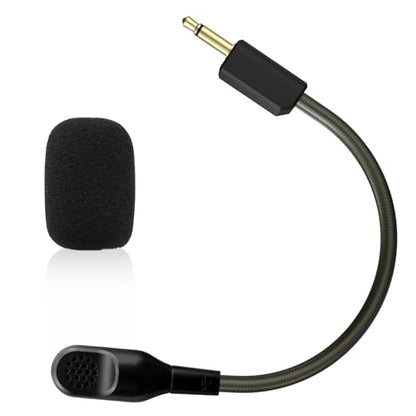 Replacement Microphone Compatible with Razer BlackShark V2, BlackShark V2 Pro Gaming Headsets, 3.5mm Game Boom Mic with Foam