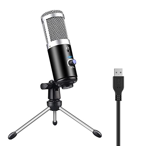 USB Microphone, Plug & Play Real-Time Ear Tracking, Sensitive Pickup, Good Noise Reduction, Suitable for a Variety of Occasions