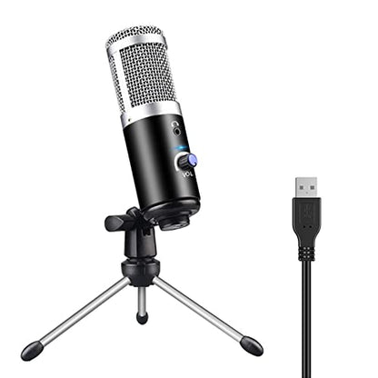 USB Microphone, Plug & Play Real-Time Ear Tracking, Sensitive Pickup, Good Noise Reduction, Suitable for a Variety of Occasions