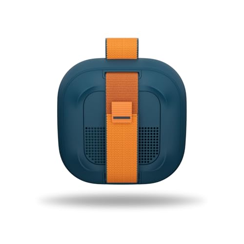 Bose SoundLink Micro Portable Bluetooth Speaker (2nd Gen), Wireless Outdoor Speaker, Up to 12 Hours Battery Life, Waterproof and Dustproof, Twilight Blue - Limited Edition Color | Bluetooth 5.4 speaker with IP67 rating and 12-hour battery for travel, hiki