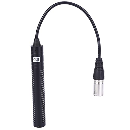 Keenso Condenser Microphone, Stereo Camera Mic Unidirectional AntiInterference Video Recording Microphone (Black) Microphone Microphone (Black)