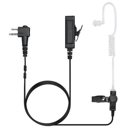 Compatible with Motorola CP200 CP200D Earpiece, Compatible with Motorola BPR40 CP100D CP185 RDM2070D Two Way Radio Headset Walkie Walkie Surveillance Kit Police Headphones (10 Packs) - color: 10 packs