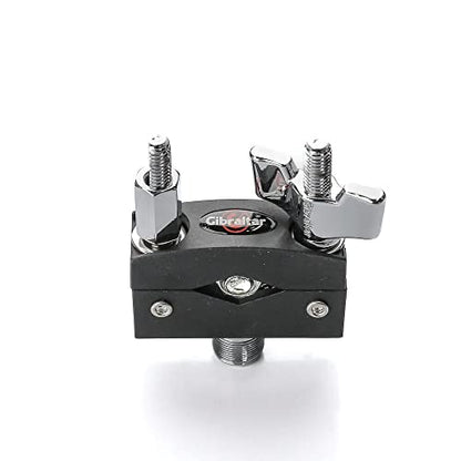 Gibraltar Hinged Microphone Clamp with Integrated Gooseneck Thread Mount, Compatible with 1/2 to 1-1/2 Inch Diameter Tubes, Durable Touring-Grade Construction, Drum Rack and Stand Attachment, (SC-DMM) - style: SC-DMM