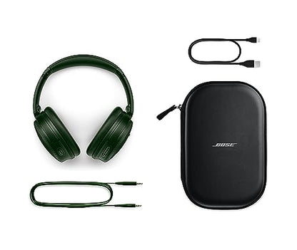 Bose QuietComfort Bluetooth Headphones, Wireless Headphones with Active Over Ear Noise Cancelling and Mic, Deep Bass, Up to 24 Hours of Playtime, Cypress Green - Limited Edition - color: Cypress Green