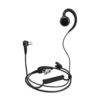 PROMAXPOWER 1-Wire C-Shape Swivel Earpiece with PTT for Motorola CP200D - size: 1-Pack