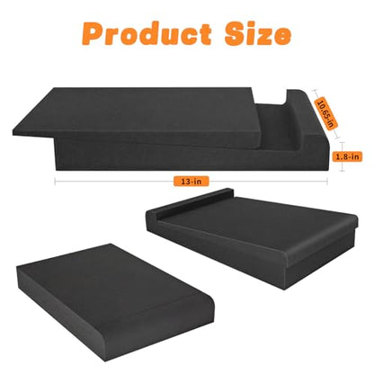 2 Pack Studio Monitor Isolation Pads for Large Speakers Sound Insulation Studio Foam Prevents Vibrations Acoustic Speaker Isolation Pad High Density Fits Most Stands - size: Large