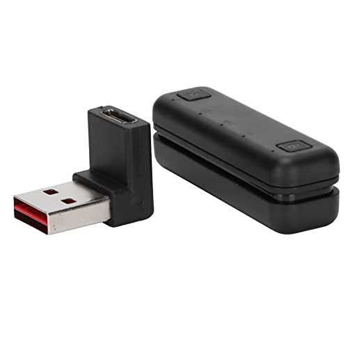 Bluetooth Adapter Low Latency Audio Transmitter for PC Slim 10m Dual Stream ABS