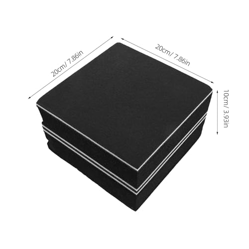 Sound Dampening Speaker Riser Foam - Audio Acoustic Noise Isolation Platform Pads Recoil Stabilizer For Studio Monitor, Subwoofer, Loud Speakers - size: 20.00X20.00X10.00CM