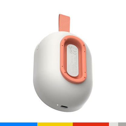 Skullcandy Ounce+ Wireless Bluetooth Speaker - IPX7 Waterproof Mini Portable Speaker with 16 Hour Battery, True Wireless Stereo, and Ballistic Nylon Carry Strap (Bone) - color: Bone