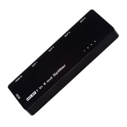 Xiwai HDMI 2.0 Splitter 4K 60hz Converter Ultra-HD Switch 1-IN-4-OUT 18Gbps UHD Hub Support HDCP SST Extended - style: HDMI Switch 2.0 (1 to 4 )with Cable