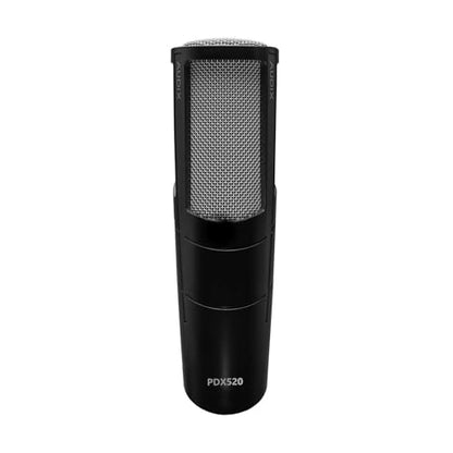 AUDIX PDX520 Dynamic Broadcast Microphone - Black- Professional Mic for Podcasting, Studio Recording, Vocals, Drums & Instruments - Premium Sound Quality