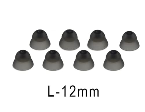 Hearing Aid Ear Domes Cleaning Tools Hearing Aid Close Domes for Resound Sure Fit Style RIC RITE and Open Fit BTE Hearing Amplifier with Brush Cleaner（L Size 8PCS) - size: L
