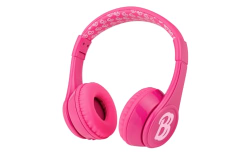 Barbie Bluetooth Headphones for Kids, Wireless Headphones for School, Home, or Travel (Barbie) - color: Barbie