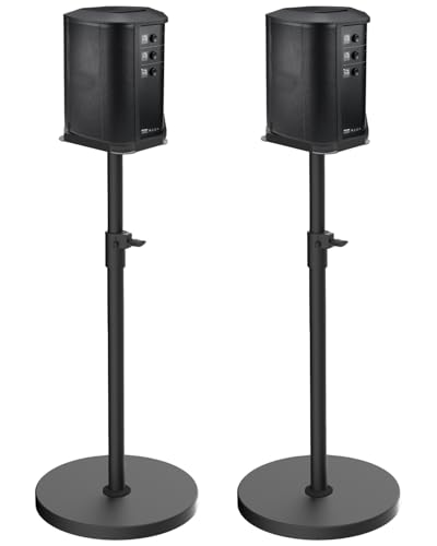 Pack of 2 Height Adjustable Speaker Stand for Bose S1 Pro/S1 Pro Plus Floor Stand, Extends 45" to 54", Holds up to 20LBS, Heavy Duty Speakers Stands for Bose, with Screws
