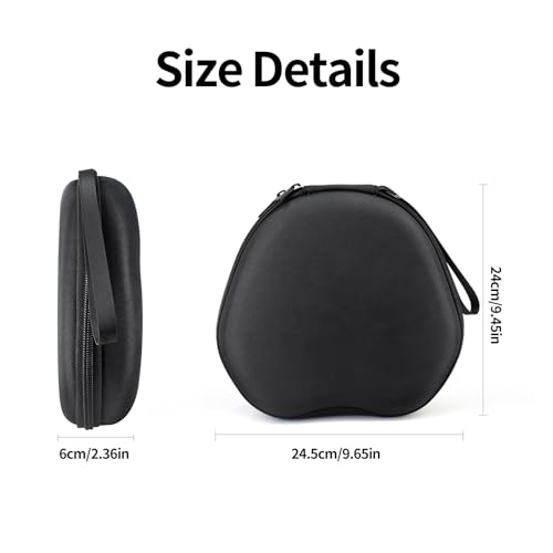 Headphone Case for Edifier W820NB Bluetooth Noise Cancelling Headphone, Headphone Bag Compatible with EDIFIER Free Pro, Mesh Bag for USB Cables, Chargers and Other Accessories, Headset Case Travel Bag