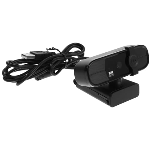 ibasenice 1080p HD USB Webcam for PC with Microphone, Plastic Computer Camera for Desktop Video Conferencing and Online Education, User-Friendly Design and Wide Compatibility