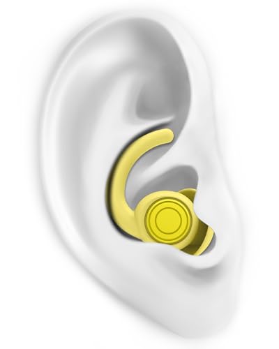 Ear Plugs for Sleeping, Noise Reduction Soft Silicone Earplugs | 2 Pairs Reusable Hearing Protection Earplugs for Noise Sensitivity,Sleep,Travel,Sound Reduction Noise Cancelling - Yellow - color: Yellow