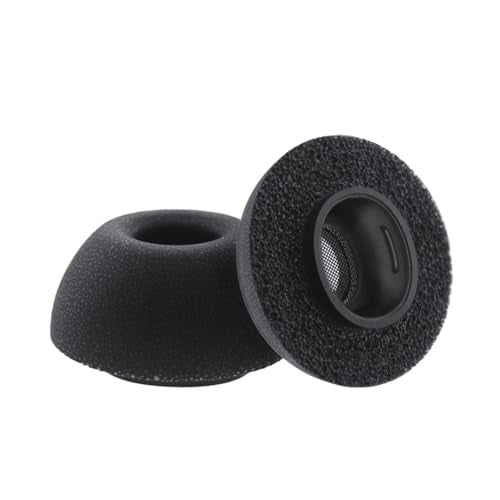 Klowcok Replacement Ear Tips for AirPods Pro 3(3rd Generation 2025), Medium | Memory Foam Earbuds Tips, Fit in The Charging Case, 3 Pairs, Black - size: Medium