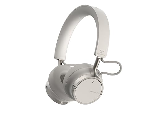 beyerdynamic AVENTHO 100 Premium On Ear Wireless Bluetooth Headphones with Active Noise Cancelling ANC, up to 60 Hours of Playtime, USB-C Charging, Foldable Design, Personalized Sound via App. Cream - color: Cream