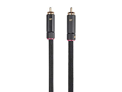 Monoprice Onix Series Digital Coaxial Audio/Video RCA Subwoofer CL2 Rated Cable, RG-6/U 75-ohm 3ft Black - size: 3 Feet