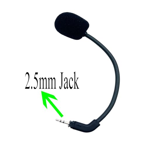 Replacement Game Microphone for Turtle Beach Recon 500 Stereo Studio Gaming Headsets,Detachable Noise Cancelling Crystal-Clear Game Voice Mic Boom, 2.5mm Jack