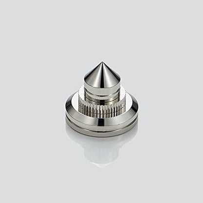 Speaker Spikes Adjustable Floor Protectors 8pcs with Adhesive, Sliver - color: Silver