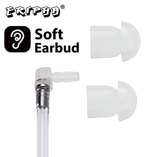 2-Pin Earpiece with PTT Mic for UV-5R/BF Series & Kenwood TK | 2-Way Radio Headset