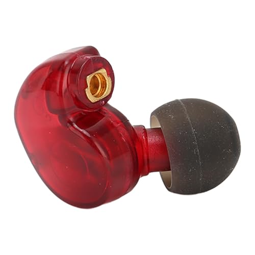 2 Pcs MMCX Interface Replacement Earbud Heads Detachable HiFi Earphone Head with Comfortable Fit for SE215 SE315 SE535(Red) - color: Red