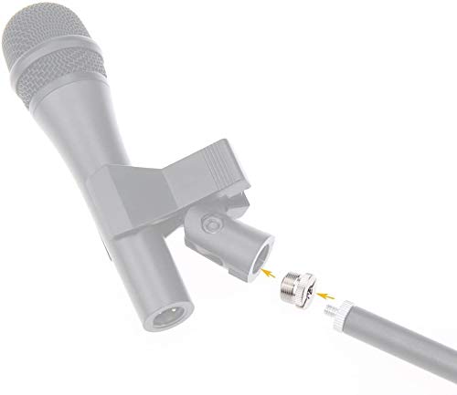 CAMVATE 5/8-Inch Male to 1/4-Inch Female Screw For Mic Microphone Stand