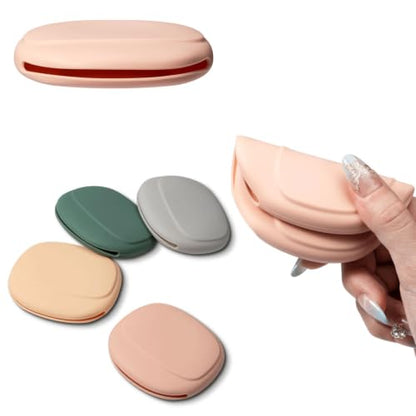 5Pcs Silicone Headphone Organizer,Earbud Case,3Pcs Data Cable Storage Case,Silicone Pouch for Earbud,Mini Key Box-Portable Wired Headphone Organizer
