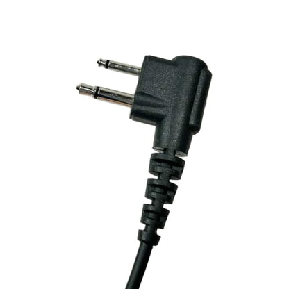 MaximalPower G Shape Hook Radio Earpiece Compatible for Motorola 2 Pin 2 Way Radios - Clip-Ear Earpiece Headset for Models CP200 CLS1110 CLS1410 Two-Way Radios Walkie Talkie (1 Pack)