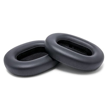 WC PadZ XM5 - Premium Replacement Earpads Compatible with Sony WH-1000XM5 | Made by Wicked Cushions | Soft PU Leather, Extra Thick, Noise-Isolating Memory Foam | Black - color: Black