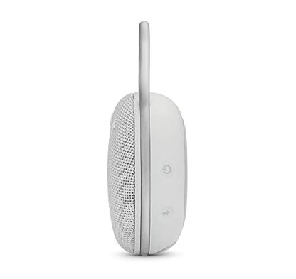 JBL Clip 3 Waterproof Portable Bluetooth Speaker - White (Renewed) - color: White
