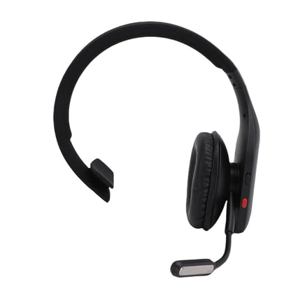 Goshyda Trucker Bluetooth Headset AI Noise Canceling Mic Mute Key Single Ear Wireless Headphones for Truck Driver Video Conference
