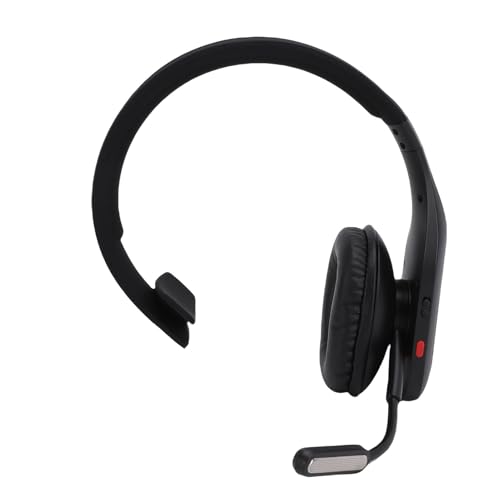 Sanpyl Trucker Bluetooth Headset Wireless Single Ear with AI Noise Canceling Mic for Truck Drivers Conference Calls