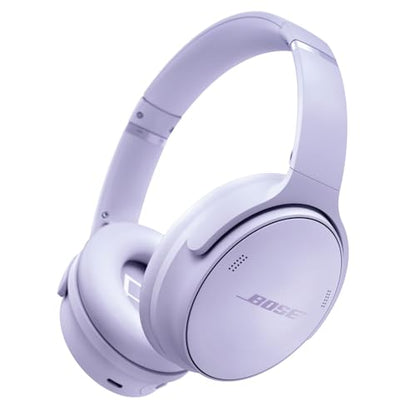 Bose QuietComfort Wireless Noise Cancelling Headphones, Bluetooth Over Ear Headphones with Up to 24 Hours of Battery Life, Chilled Lilac - Limited Edition Color (Renewed) - color: Chilled Lilac