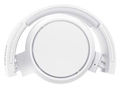 PHILIPS Trucker Bluetooth Headset, Wireless Headset with Noise-Canceling Microphone, 2-in-One Convertible Mono & Stereo Design Headphone (White) - color: White