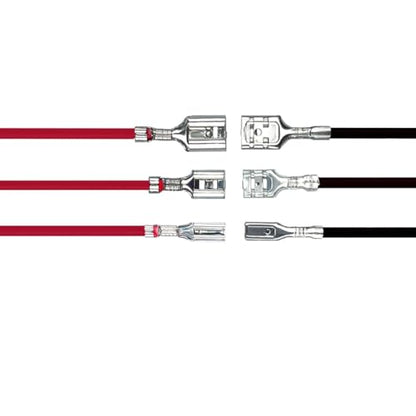 30PCS 2.8mm /4.8mm /6.3mm Female Speaker Wire Connectors with Insulation Sleeve Speaker Connector Quick Splice Kit
