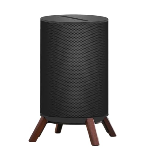 Wooden Desk Stand Wood Tripod Mount Holder for Sonos Era 100 Alexa Speaker | Natural Wooden,Stable Tripod Mount Holder with Metal Frame,Easy Setup Design and Better Sound for Sonos era100 Alexa Speaker