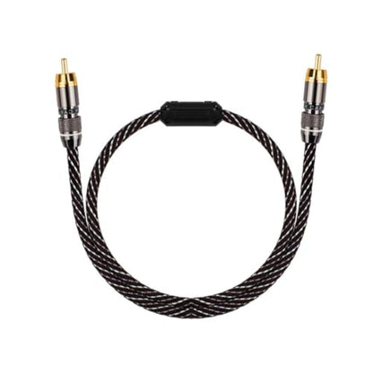 HiFi RCA Coaxial Audio Cable Hi-End RCA to RCA Male SPDlF Digital Coaxial Cable for DVD Projector TV Speaker Amplifier((=0.5m) - size: (=0.5m