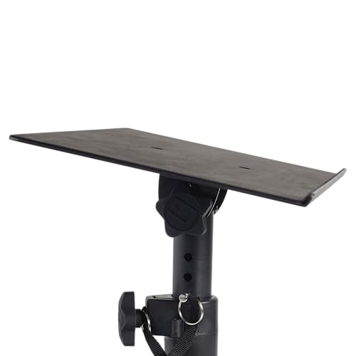 Gator Frameworks Desktop Studio Monitor and Speaker Stands with EVA Foam Padded Surface, Angle Adjustable from 0° to 15° – Set of 2 (GFWSPKSTMNDSK) - style: Desktop Stand