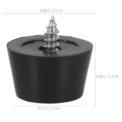 OUNONA 20pcs Speaker Isolation Feet for Bookshelf Speakers and Studio Monitors, Anti-Slip Vibration Control Pads Made of PVC and Metal with Cone Shaped Design, for Professional Audio