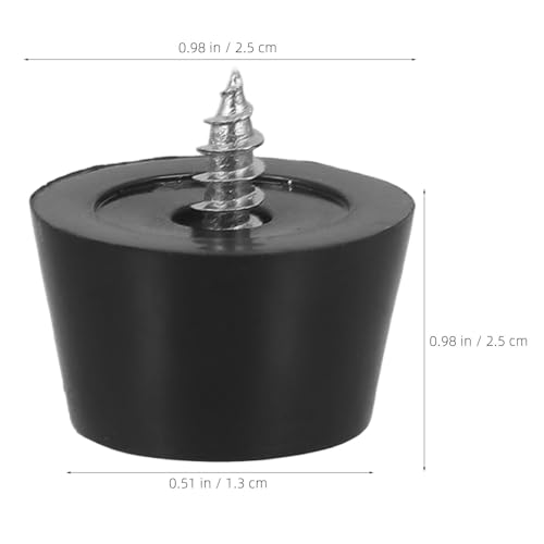 POPETPOP 20pcs Speaker Isolation Pads with Screws for Turntable and Studio Monitors, Cone Shaped PVC and Metal Anti-Vibration Nonslip Support Feet for Professional Audio Amplifier