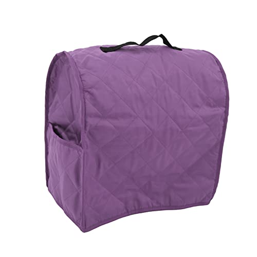 Kitchen Mixer Cover Carry Bag for 5Qt/6Qt, Fits Most Stand Mixers, - Scratch Quilted Polyester Pongee Fabric with Storage Pockets (Violet) - color: Violet