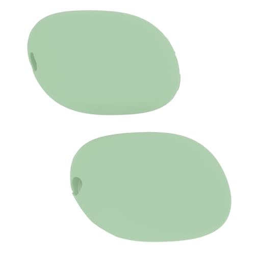 Headphone Protective Cover Kit for iOS Over Ear Headset, Silicone Headband Pad Beam Cushion Earpad Ear Cup Covers Set, Replacement Protector with Precise Openings, Washable (Green) - color: Green